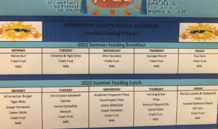 2022 Summer Feeding Program Dates, Times, Locations and Menu
