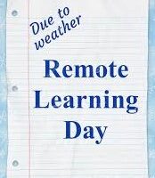 Remote Learning Inclement Weather Day1