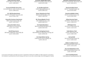 Summer Feeding Program Flyer Summer FY26